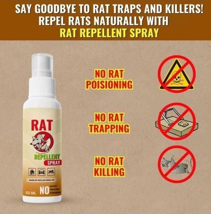 Rat Repellent Spreay 50ML (Pack of 3) – HEADOPT