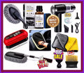 9-Piece Premium Car Cleaning Kit – Super Microfiber Car Duster Set with Vacuum Cleaner, Crystal Coating Spray, AC Vent Brush & Cleaning Gloves for Interior & Exterior Cleaning